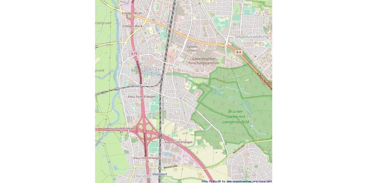 Etagenwohnung Erlangen Bruck - 3 Zimmer, 79 m&sup2;, 329.000&euro; | Angebot:25667634