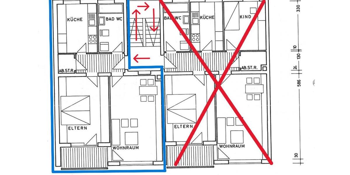 Etagenwohnung Nürnberg Gebersdorf - 2 Zimmer, 60 m&sup2;, 850&euro; | Angebot:25223248