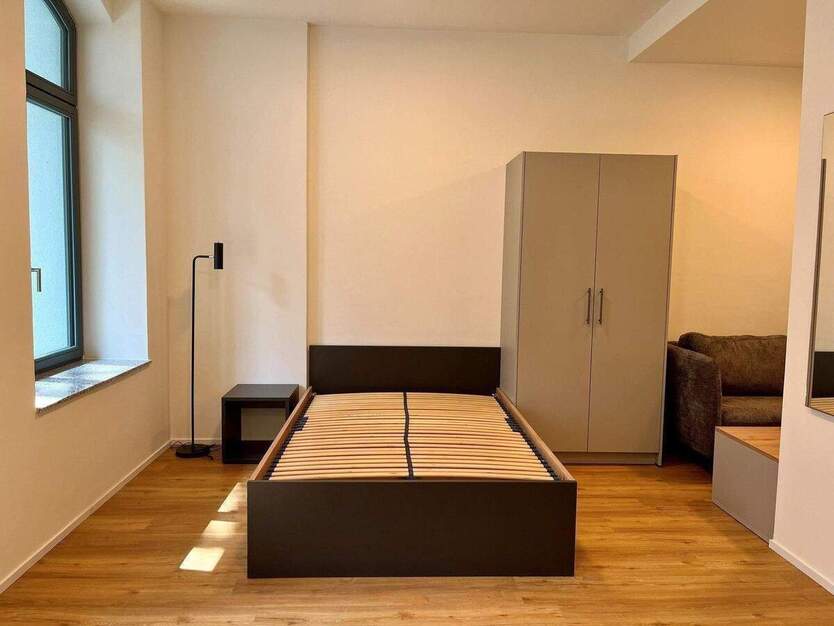 Loftige, möblierte 1-Zimmer-Wohnung mit großer Terrasse zum Erstbezug! 1 zimmer