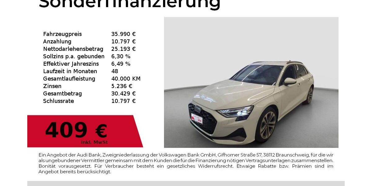 Audi A3 8.512 km 35.990 &euro; Lauf an der Pegnitz 91207