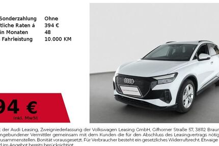 Audi Q4 e-tron 7.150 km 42.980 &euro; Erlangen 91058