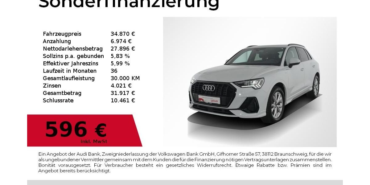 Audi Q3 24.400 km 34.870 &euro; Nürnberg 90441