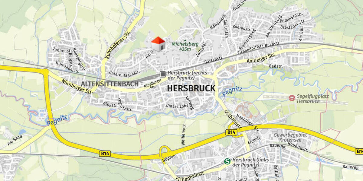 Etagenwohnung Hersbruck - 2 Zimmer, 60 m&sup2;, 185.000&euro; | Angebot:26257147