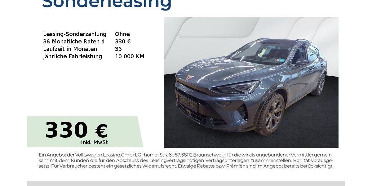 Cupra Formentor 23.150 km 33.880 &euro; Baiersdorf 91083