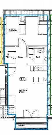 Etagenwohnung Fürth Innenstadt - 2 Zimmer, 59 m&sup2;, 175.000&euro; | Angebot:26076525