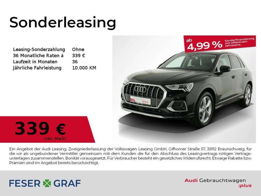 Audi Q3 4.737 km 38.880 € Nürnberg 90441