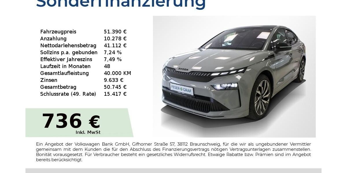 Skoda Enyaq 12.250 km 47.880 &euro; Nürnberg 90441