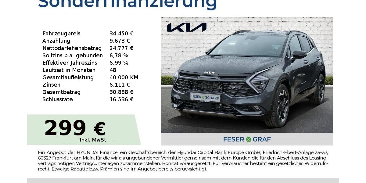 Kia Sportage 11.500 km 33.850 &euro; Roth 91154