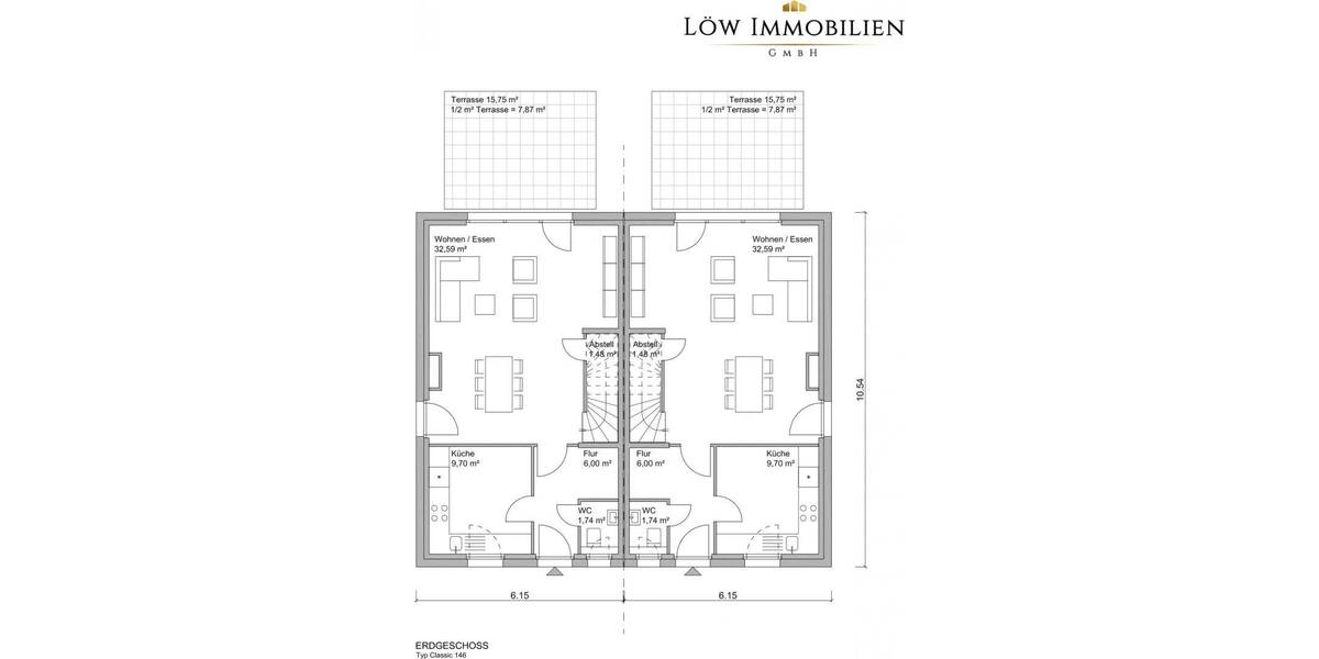 Doppelhaushälfte Eckersmühlen Eckersmühlen - 5 Zimmer, 147 m&sup2;, 462.242&euro; | Angebot:25678145