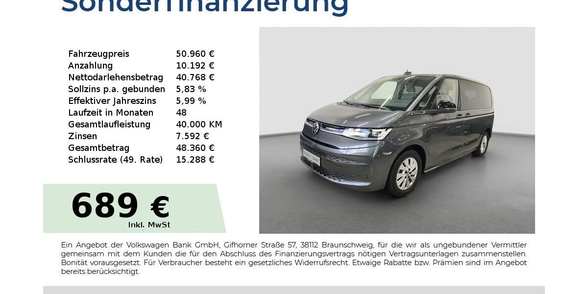VW T7 Multivan 23.299 km 49.950 &euro; Cadolzburg 90556