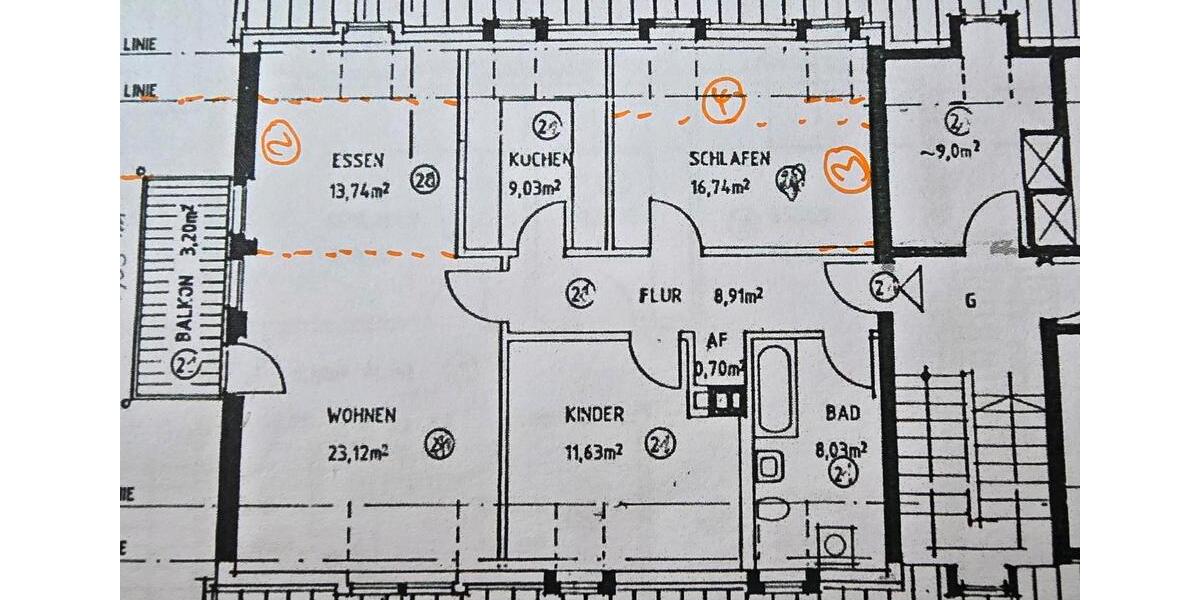 Dachgeschoßwohnung Fürth Südstadt - 3 Zimmer, 95 m&sup2;, 399.000&euro; | Angebot:24838946