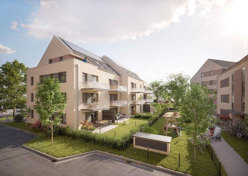 Verkaufsstart - Die erste eigene Wohnung mit großem Süd-Balkon, KfW 40 QNG 2 zimmer