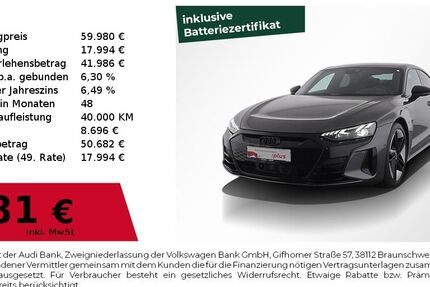 Audi RS e-tron GT 52.990 km 59.980 € Nürnberg 90411