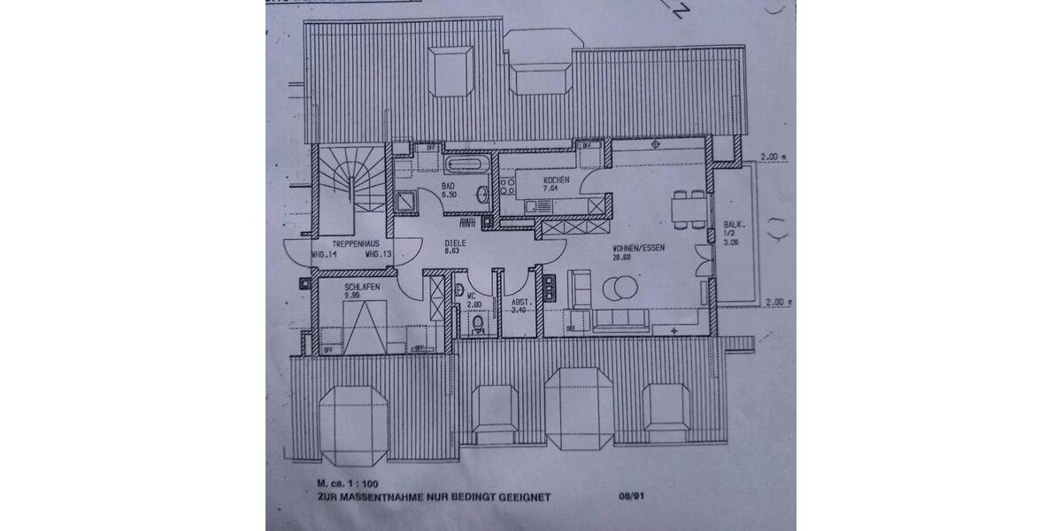 Dachgeschoßwohnung Stein - 2 Zimmer, 70 m&sup2;, 297.000&euro; | Angebot:25831001