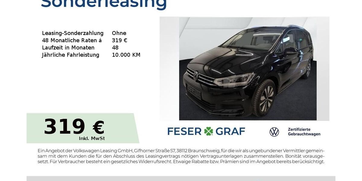 VW Touran 25.568 km 33.606 &euro; Nürnberg 90411