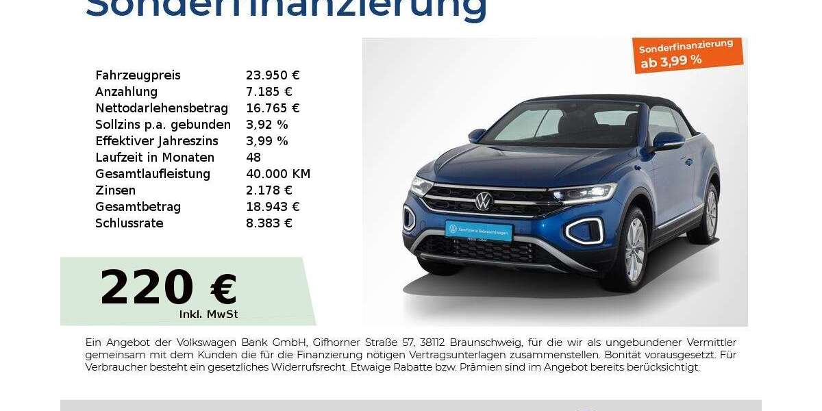 VW T-Roc 8.850 km 23.950 &euro; Nürnberg 90441