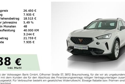Cupra Formentor 13.250 km 26.240 &euro; Nürnberg 90441