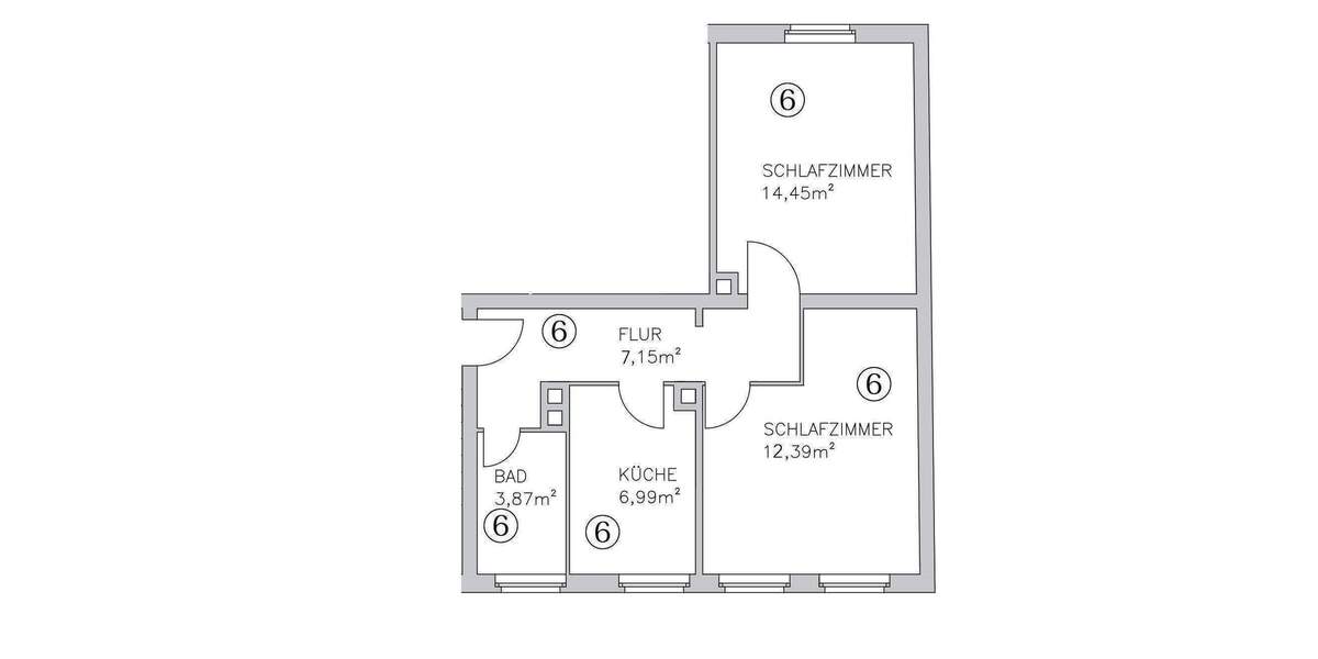 Einfamilienhaus Nürnberg Wöhrd - 2 Zimmer, 194.000&euro; | Angebot:26258335