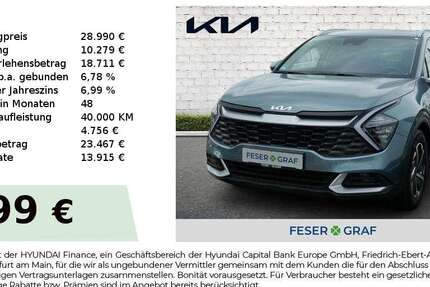 Kia Sportage 20.604 km 28.990 &euro; Roth 91154