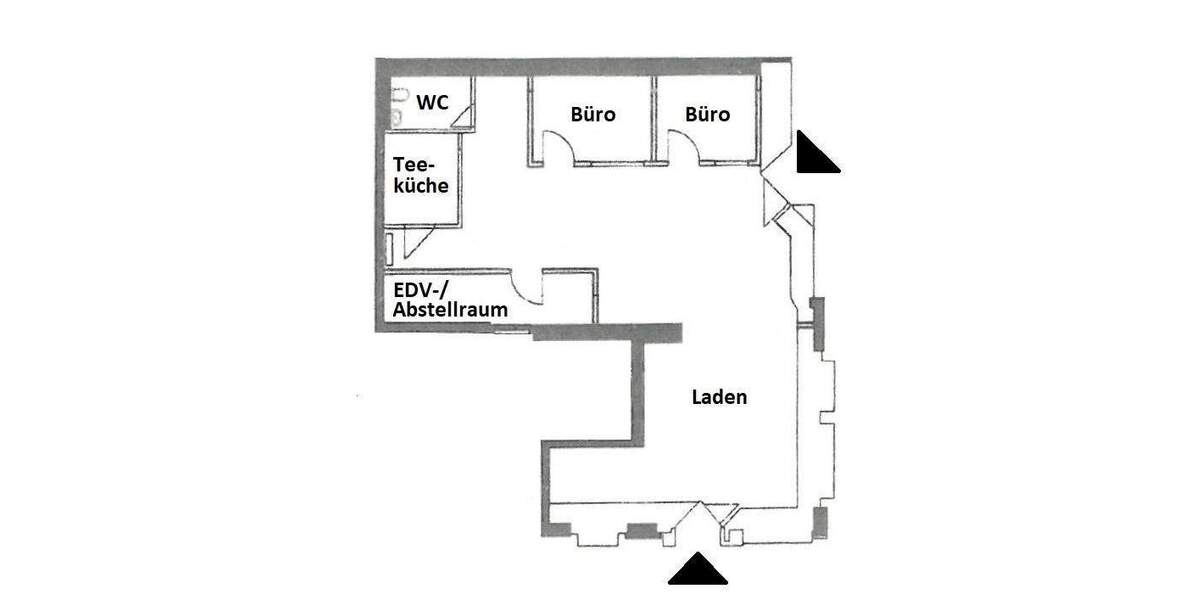 Gewerbeobjekt Fürth Innenstadt - 3 Zimmer, 1.450&euro; | Angebot:25704390