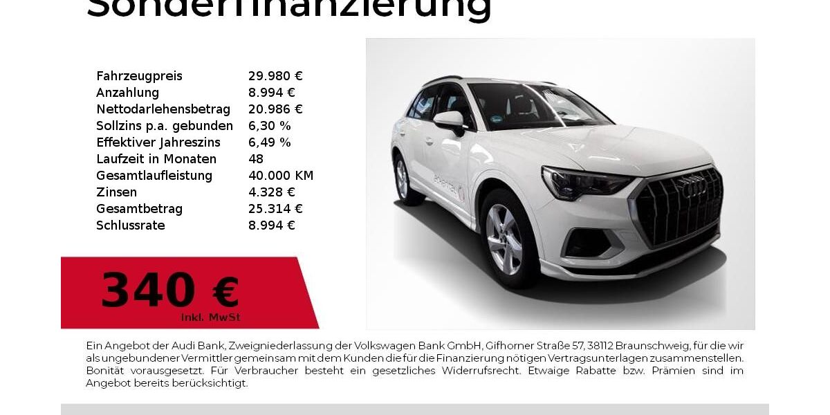 Audi Q3 73.100 km 29.980 &euro; Nürnberg 90411