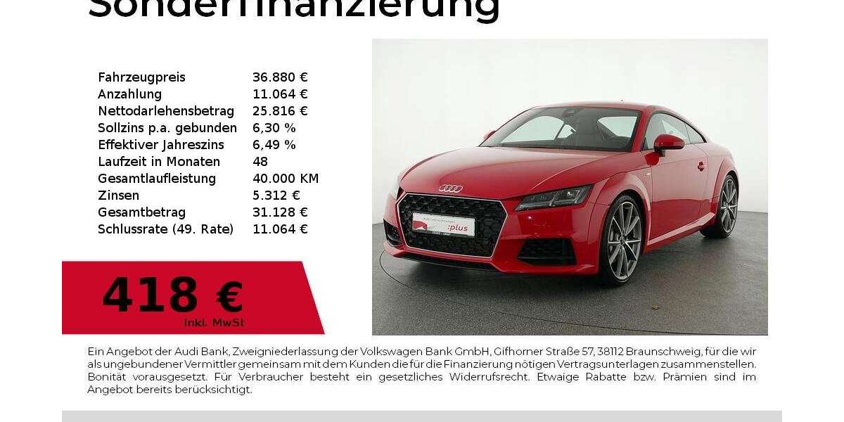 Audi TT 31.600 km 36.880 &euro; Nürnberg 90411