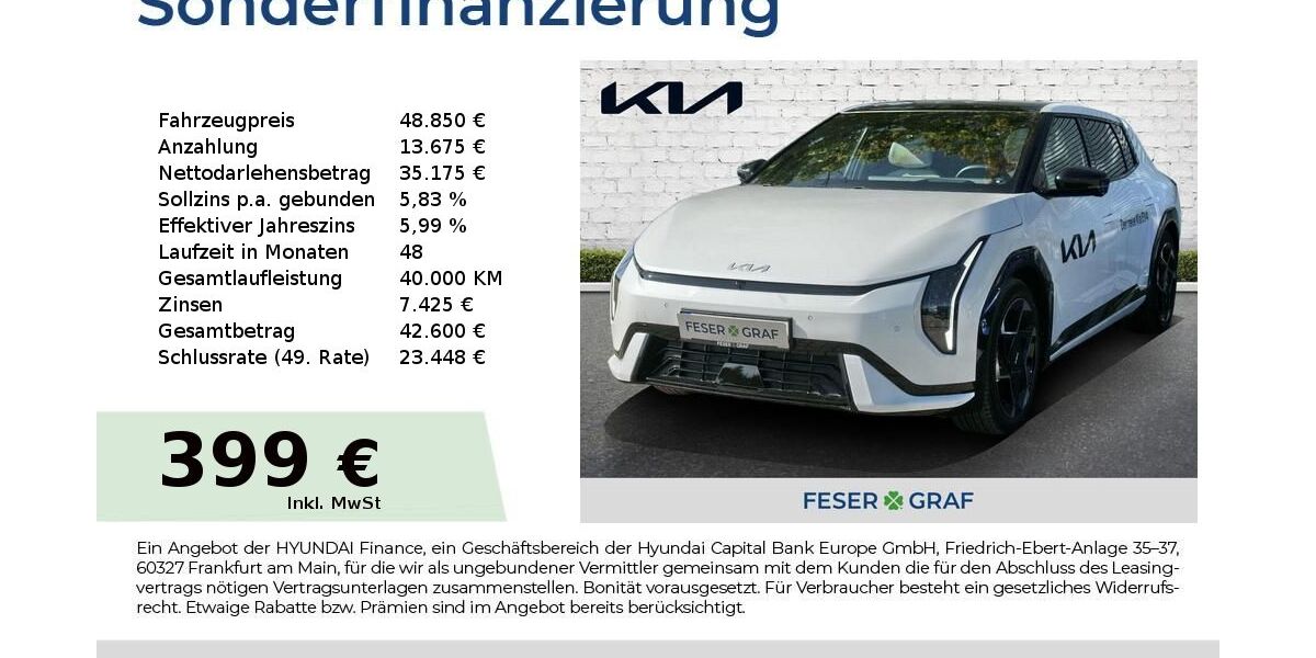 Kia EV4 5.000 km 48.850 &euro; Schwabach 91126