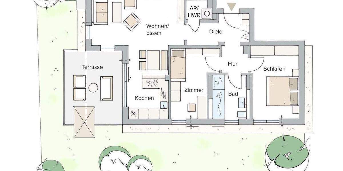 Etagenwohnung Nürnberg Spitalhof - 3 Zimmer, 505.585&euro; | Angebot:26453285