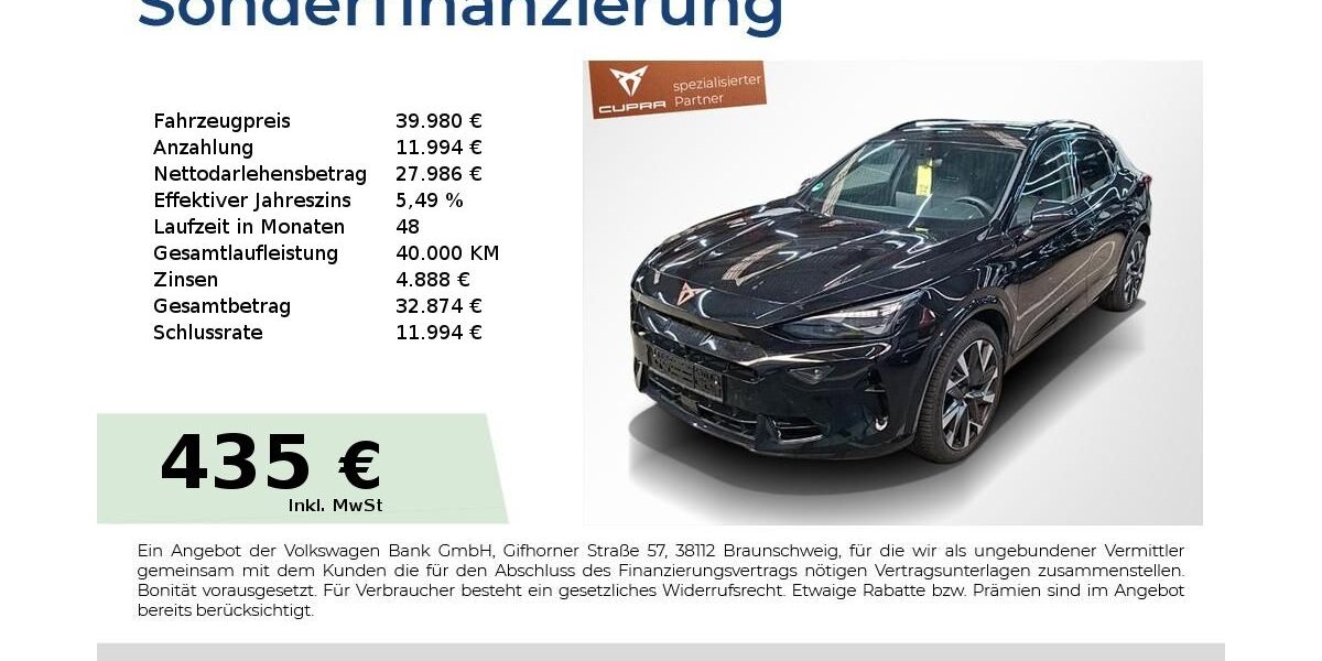 Cupra Formentor 9.990 km 37.880 &euro; Nürnberg 90441