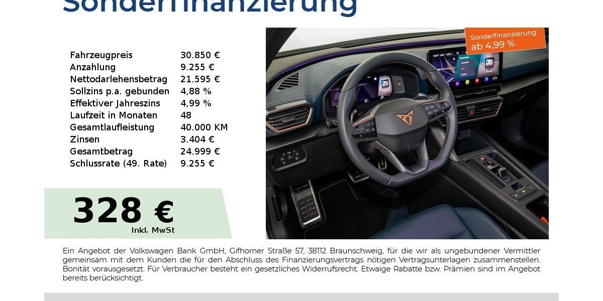 Cupra Formentor 12.850 km 30.850 &euro; Nürnberg 90441