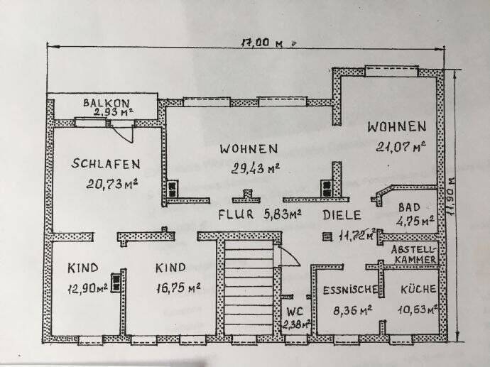 Etagenwohnung Fürth Kronach - 5 Zimmer, 143 m&sup2;, 399.000&euro; | Angebot:25697095