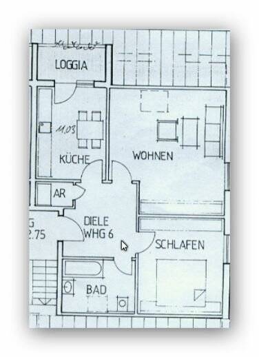 Etagenwohnung Forchheim Burk - 2 Zimmer, 64 m&sup2;, 650&euro; | Angebot:26450965
