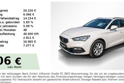Seat Leon 59.850 km 20.220 &euro; Nürnberg 90431