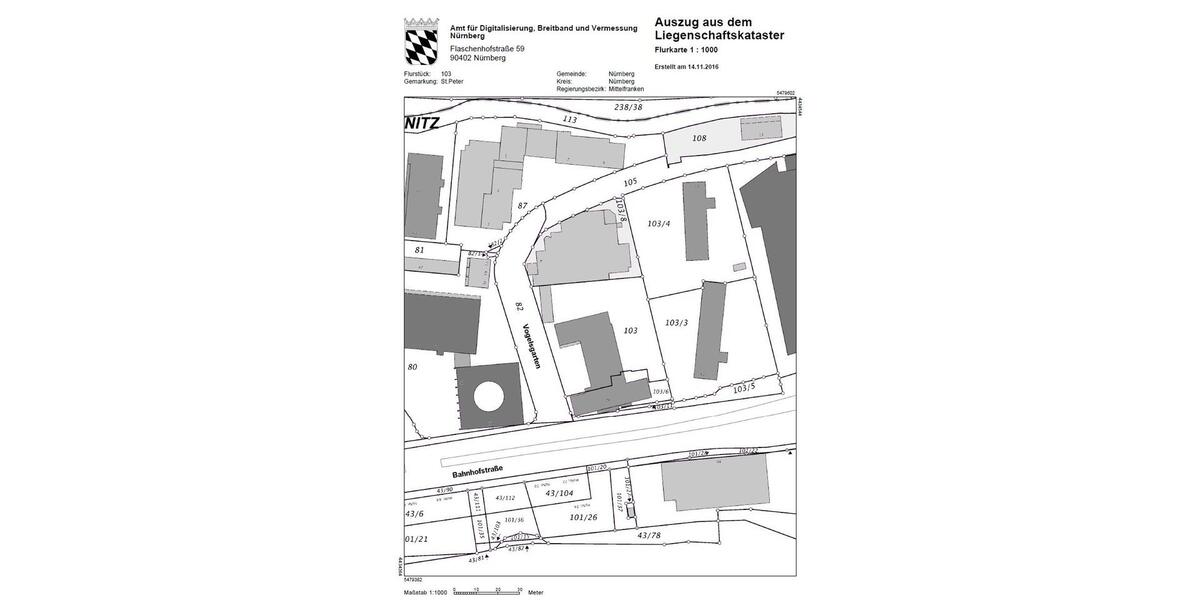 Etagenwohnung Nürnberg Altstadt, St. Lorenz - 1 Zimmer, 24 m&sup2;, 149.000&euro; | Angebot:26762641