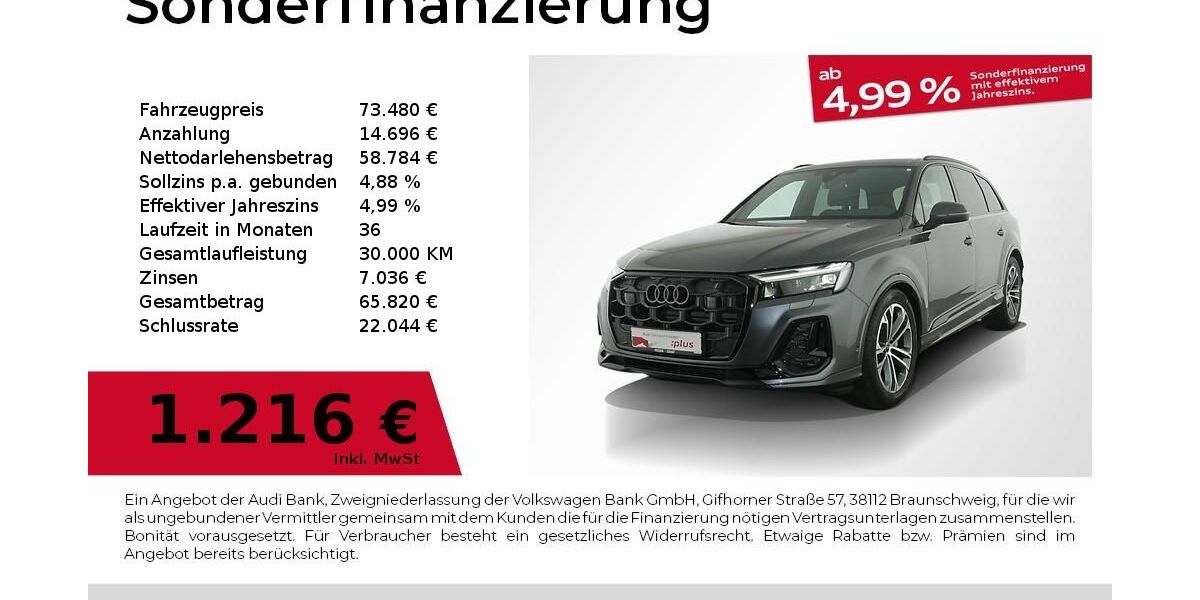 Audi Q7 11.480 km 71.780 &euro; Nürnberg 90441