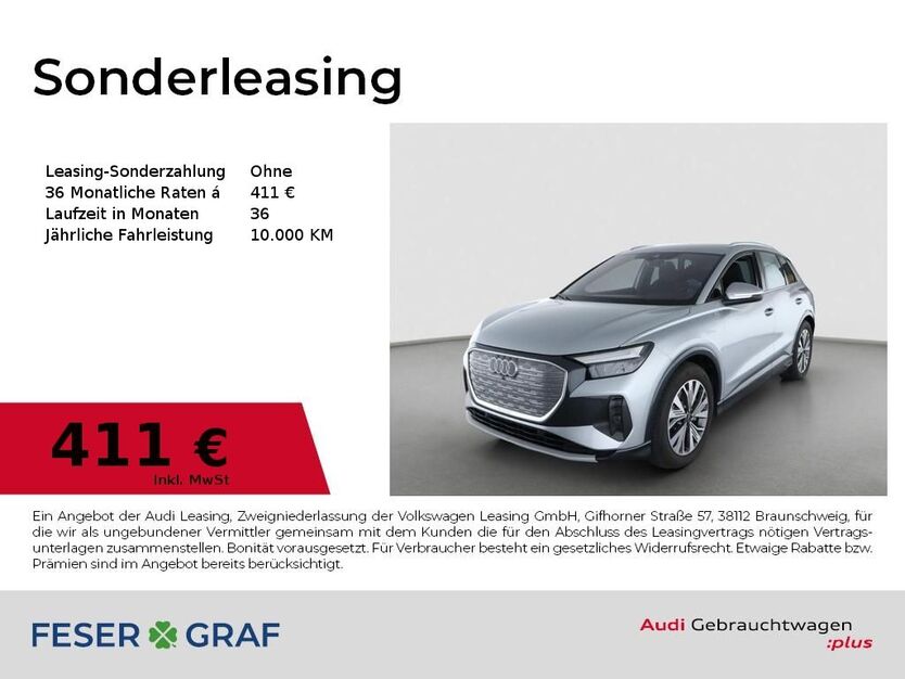 Audi Q4 e-tron 12.834 km 44.110 € Nürnberg 90411