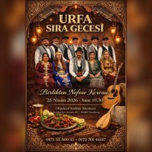 Urfa Sira gecesi 25.04.2026 Objektif SAALoN Kabarett