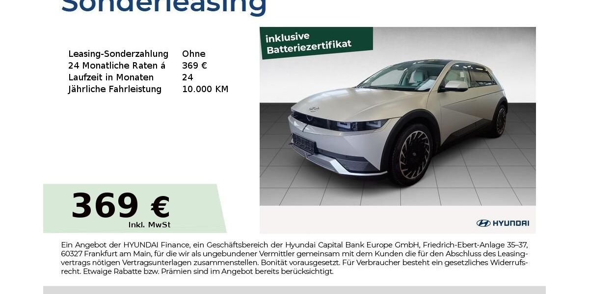 Hyundai IONIQ 5 16.447 km 33.990 &euro; Fürth 90763