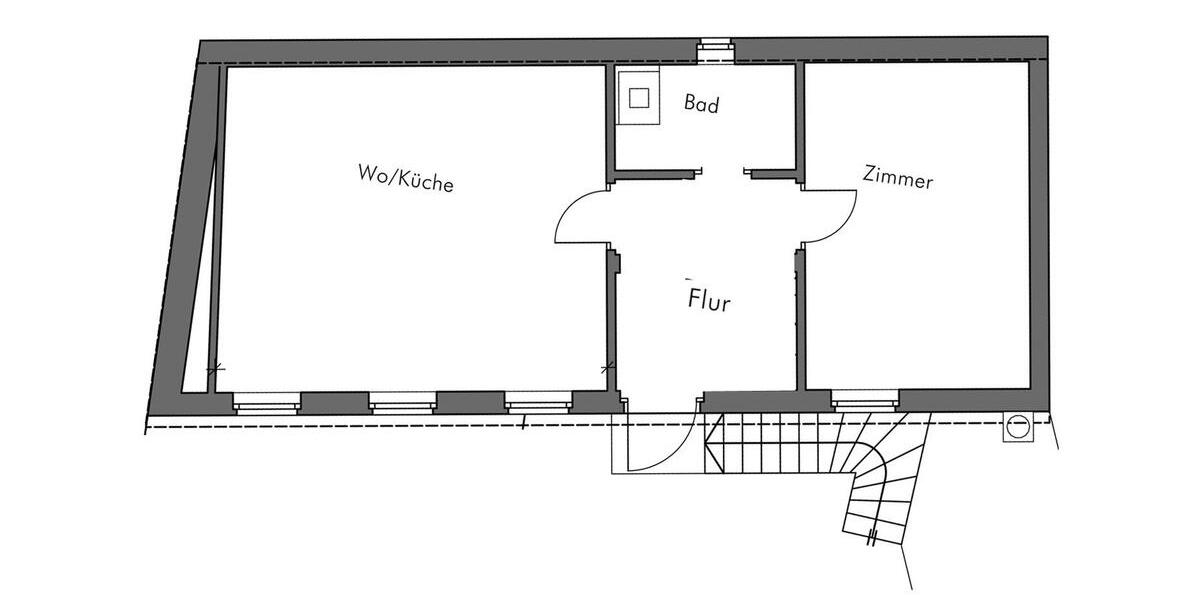 Etagenwohnung Fürth Altstadt - 2 Zimmer, 50 m&sup2;, 790&euro; | Angebot:25381253