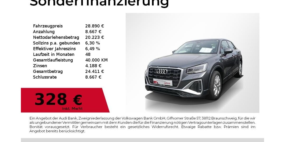 Audi Q2 18.400 km 28.350 &euro; Lauf an der Pegnitz 91207