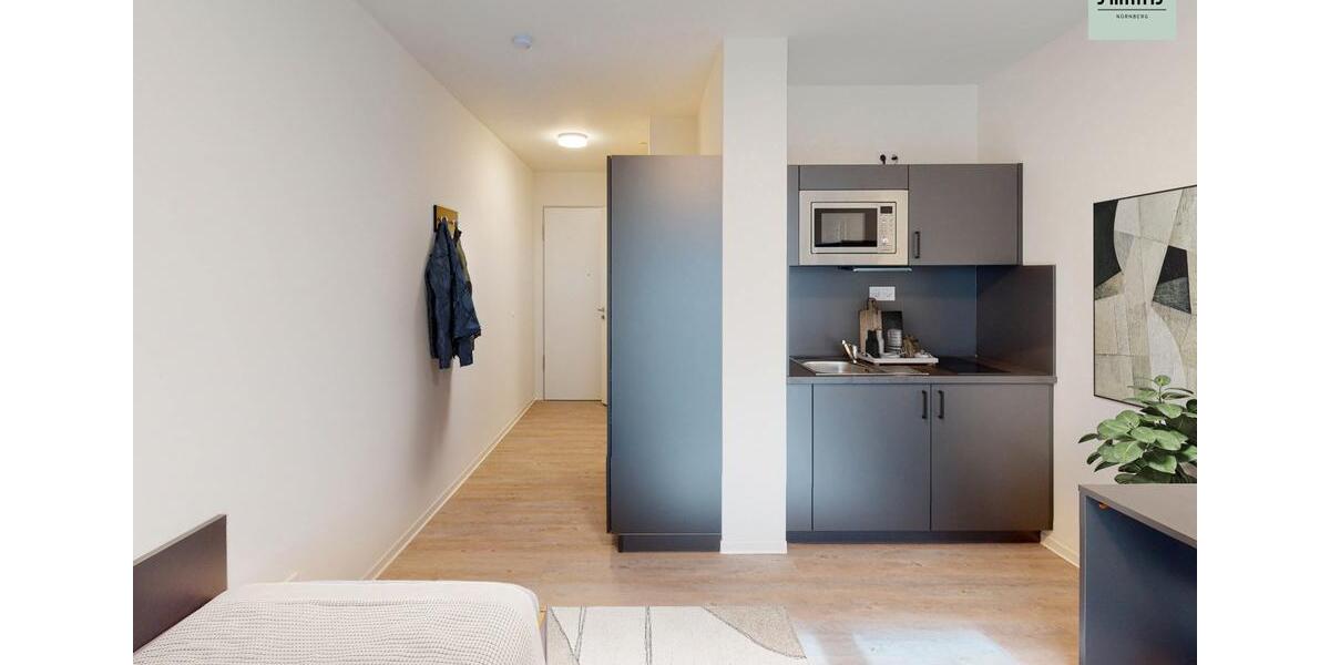 Etagenwohnung Nürnberg Gleißhammer - 1 Zimmer, 21 m&sup2;, 490&euro; | Angebot:25477724