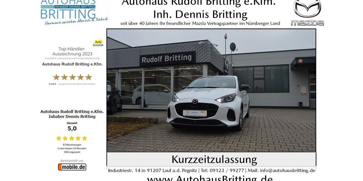 Mazda 2 Hybrid 7.000 km 23.990 &euro; Lauf 91207