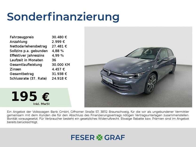 VW Golf 6.077 km 30.480 € Fürth 90763