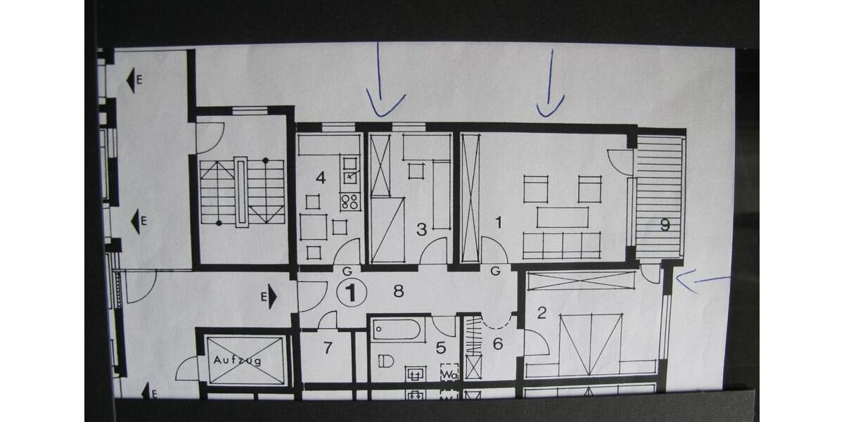 80 q2m Wohnung für 3er Studenten-WG 3 zimmer
