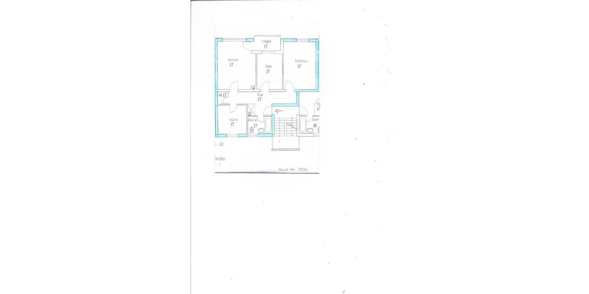 Etagenwohnung Nürnberg Hasenbuck - 3 Zimmer, 74 m&sup2;, 990&euro; | Angebot:26534521