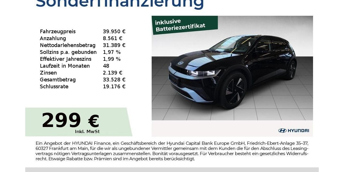 Hyundai IONIQ 5 15.707 km 39.750 &euro; Fürth 90763