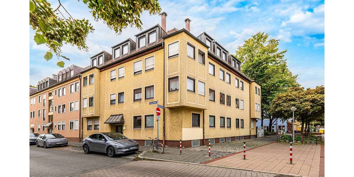 Etagenwohnung Nürnberg Hasenbuck - 2 Zimmer, 44 m&sup2;, 160.000&euro; | Angebot:27467804