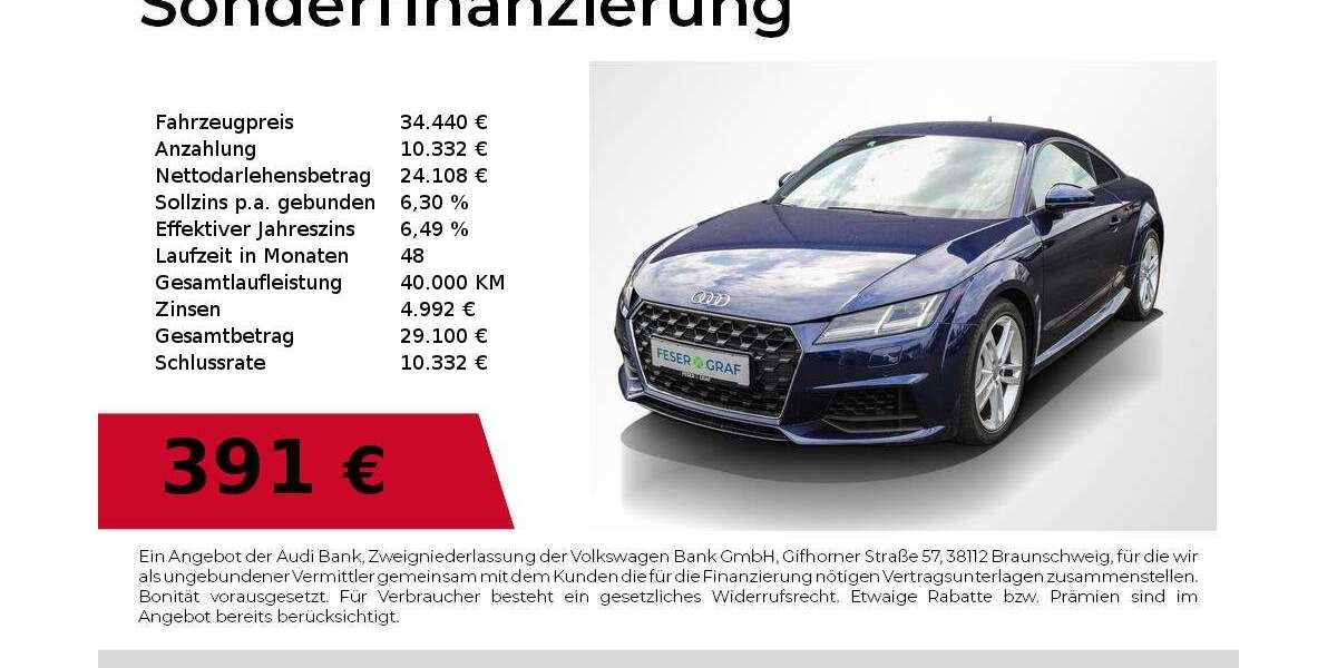 Audi TT 55.900 km 34.440 &euro; Nürnberg 90411