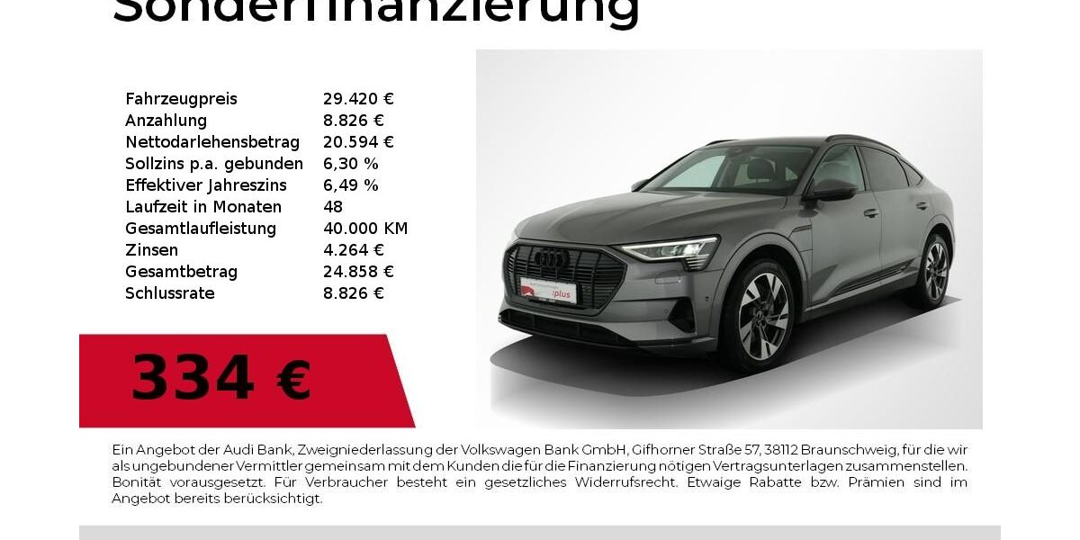 Audi e-tron 80.600 km 29.420 &euro; Nürnberg 90411