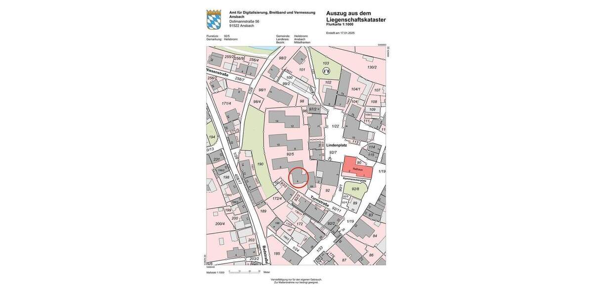 Etagenwohnung Heilsbronn - 2 Zimmer, 50 m&sup2;, 139.000&euro; | Angebot:25695638